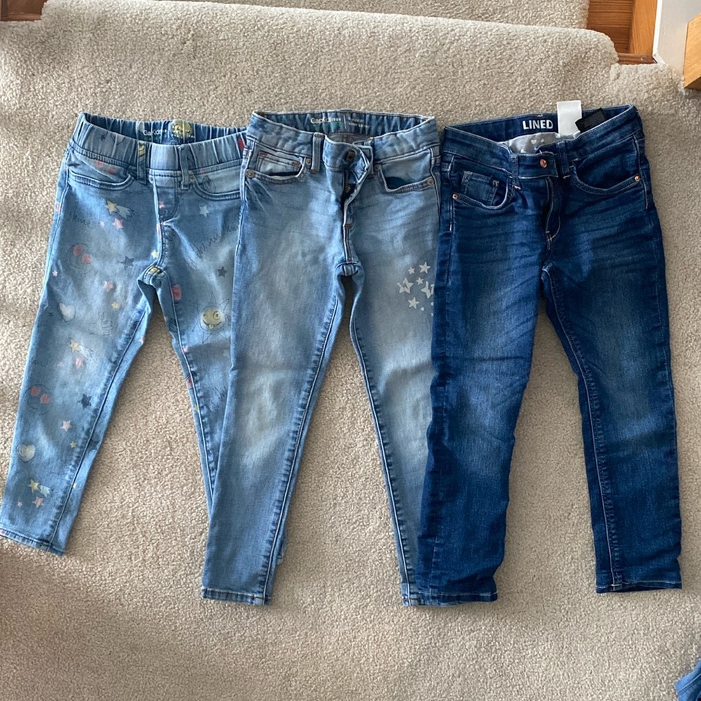 Bundle of 3 pair of girl’s jeans